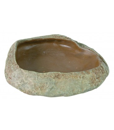 Ecuelle à eau pour reptile TRIXIE - 19x5x16cm - ref 76184 - vue de dessus.