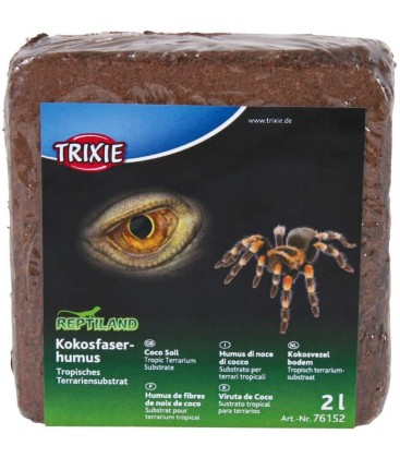 Humus Fibre de Coco, Substrat, Pressé - 2 litres - Trixie