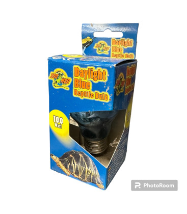 DAYLIGHT BLUE REPTILE BULB 100W - ZOOMED