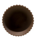 Vue intérieure du pot marron Design 3D