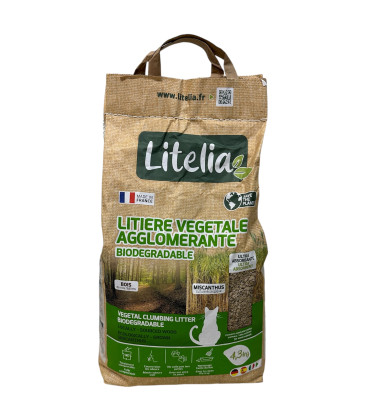 Litiere Chat Végétale Agglomérante - Litélia