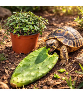 Pack Plantes tortues Terrestres (1 calissia + 1 Raquette figuier)