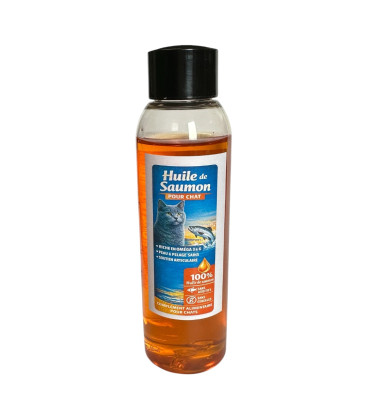 Huile de Saumon pour chat et chien