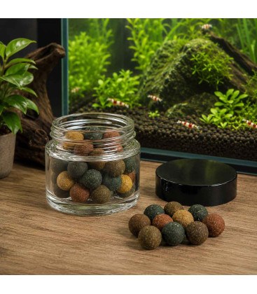 Perles Artémia & Spiruline x30 pour Crevettes d'Aquarium