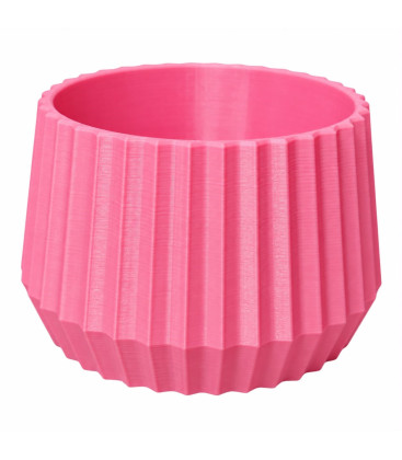 Cache pot rose pour herbe à chat et petites plantes OCTOBRE ROSE