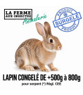 Lapin congelé de +500g à 800g pour serpent (*) Règl. CEE
