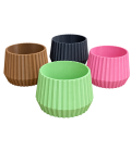 Pot de culture design en PLA pour herbe à chat, succulentes et boutures – Fabriqué en France (Oise)